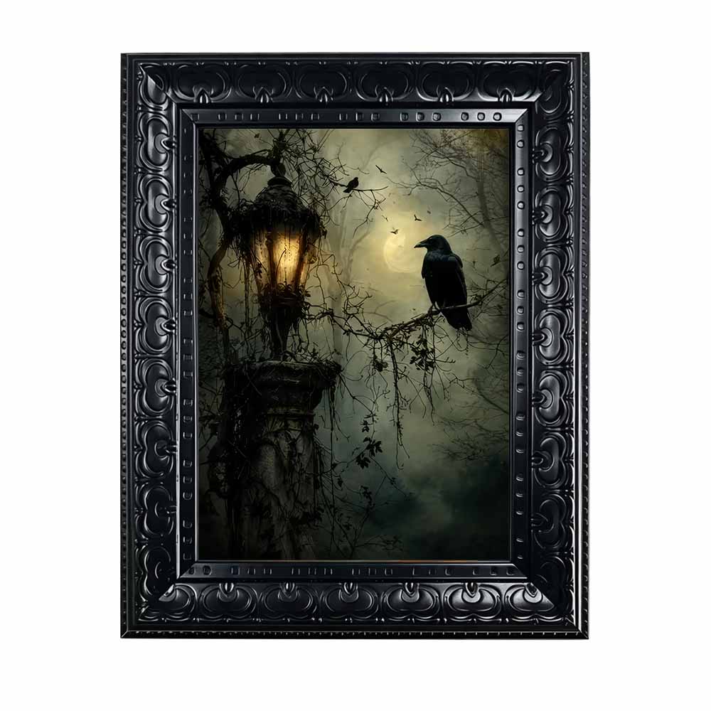 Art Print Framed - Настенное искусство на Хэллоуин, холст в