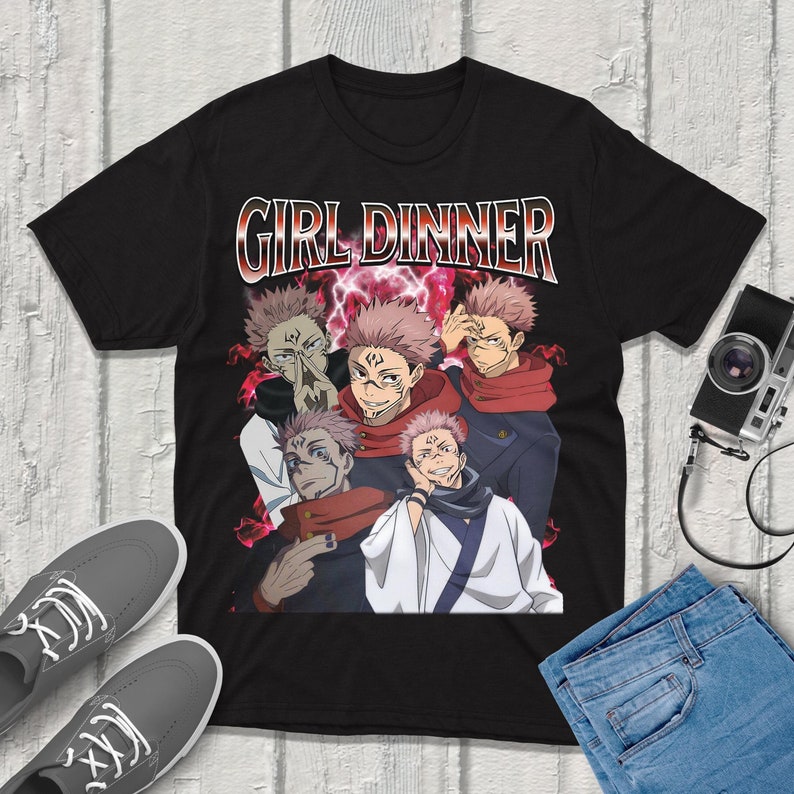 Anime Merchandise For Men - Футболка Sukuna Jujutsu-Kaisen, уличная одежда, одежда