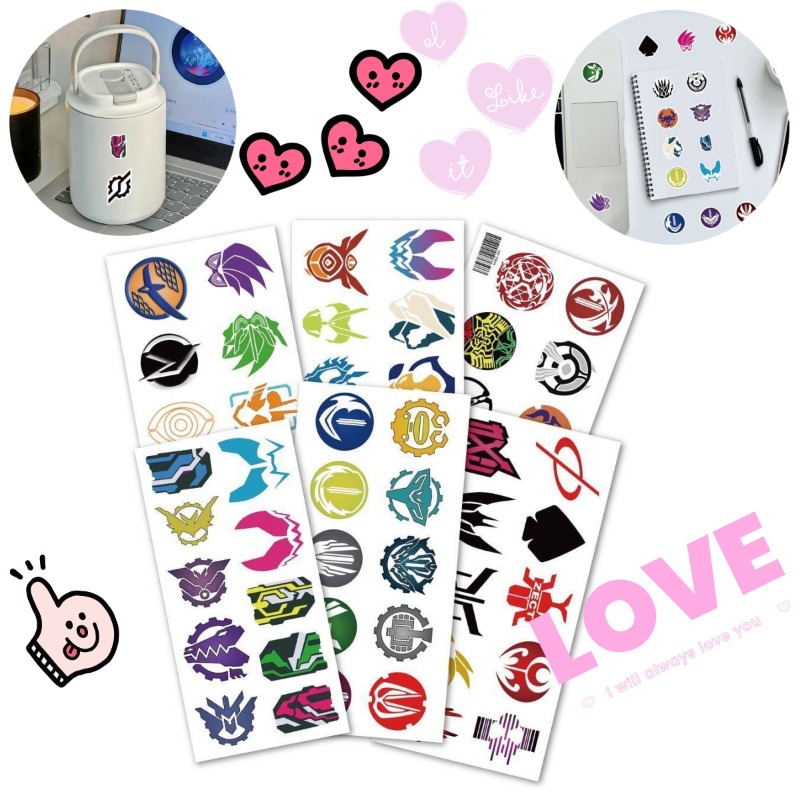 Sticker Sheet Set - 60 листов наклеек с логотипом Kamen