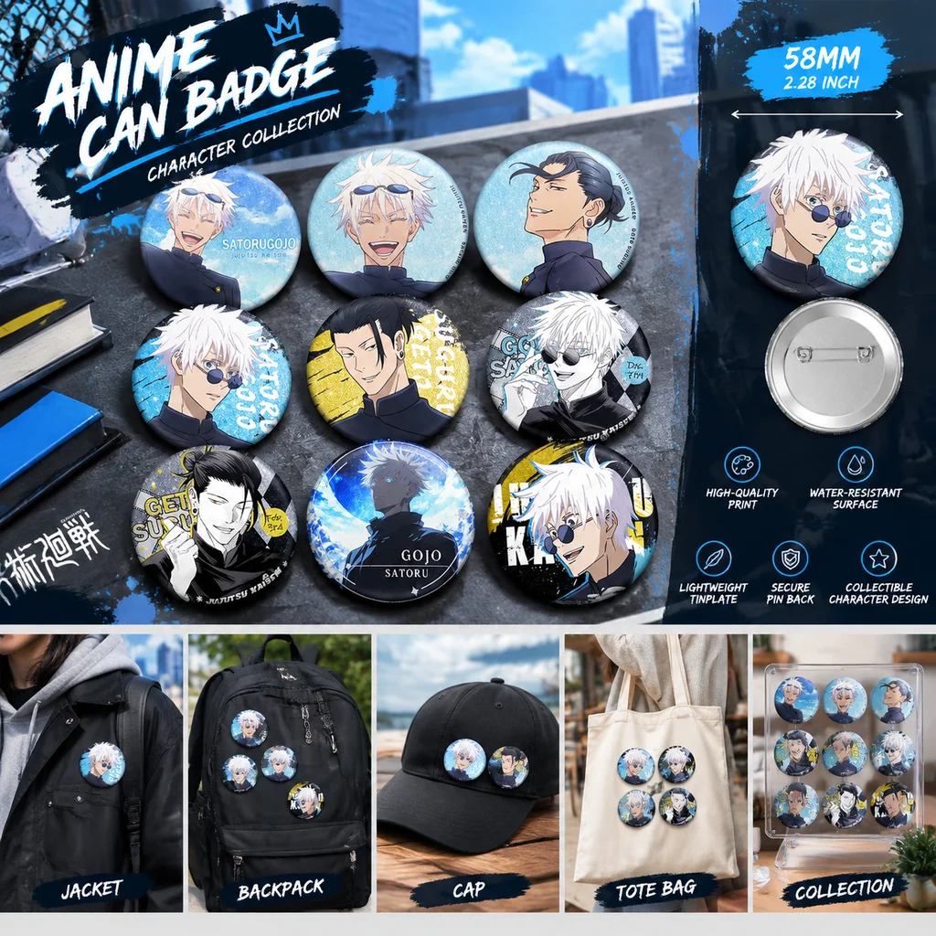 Anime Jujutsu Kaisen Merchandise - Значок Jujutsu Kaisen Pet58 с изображением