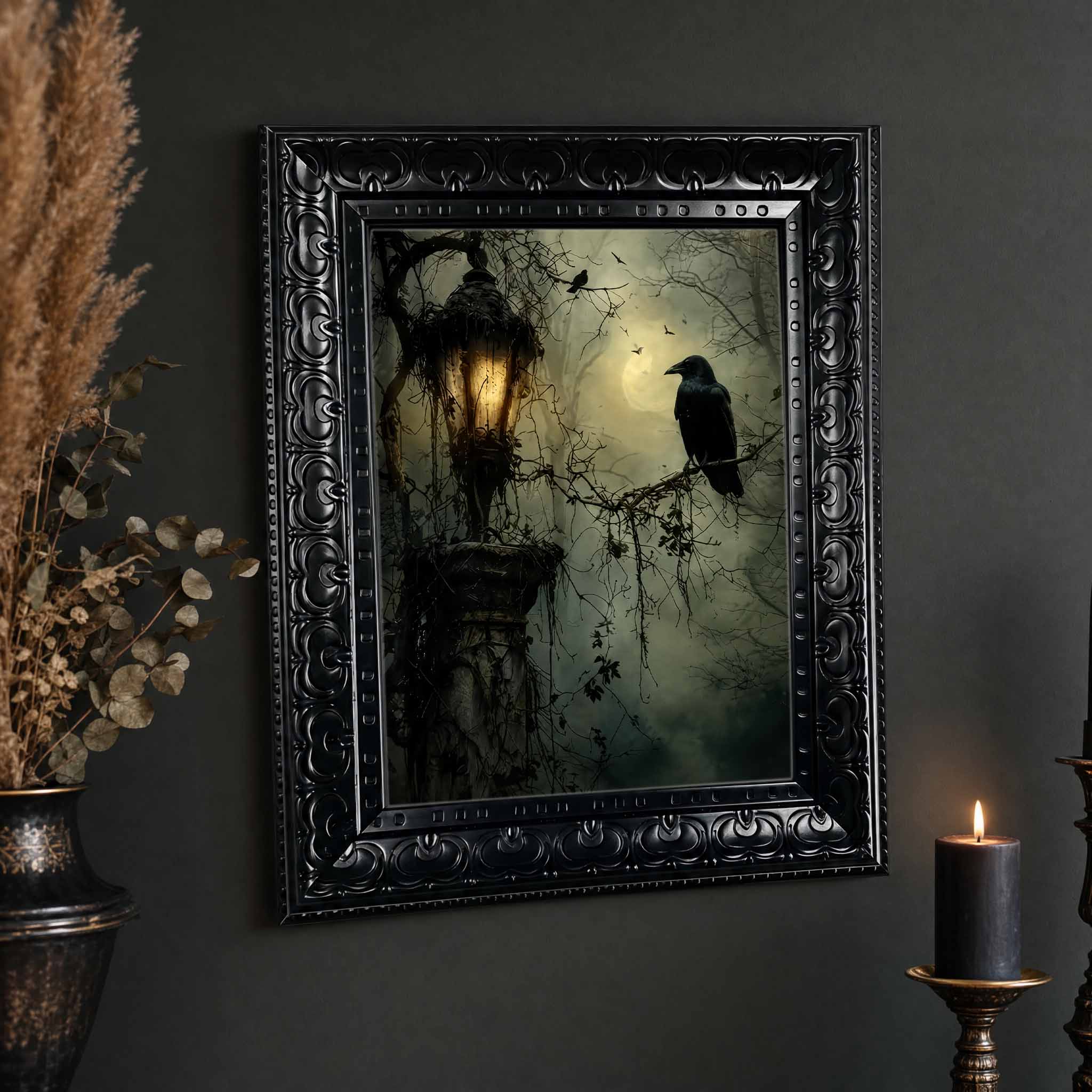 Настенное искусство на Хэллоуи – обзор и цена Art Print Framed
