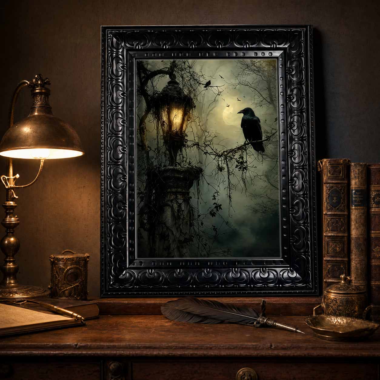 Настенное искусство на Хэллоуи – обзор и цена Art Print Framed