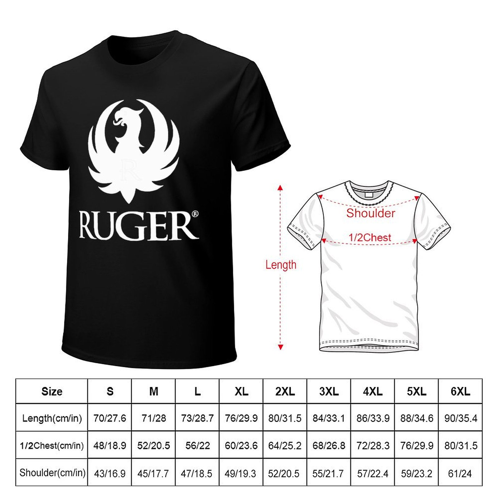 Футболка с логотипом R.uger, а – обзор и цена Anime Merchandise For Men