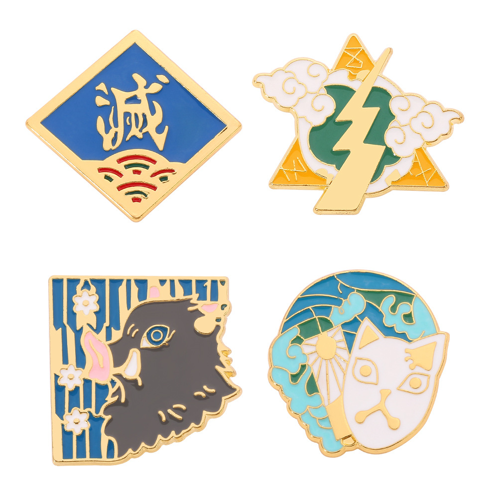 1 шт. аниме-значок с милым мул – обзор и цена Anime Merchandise Logo