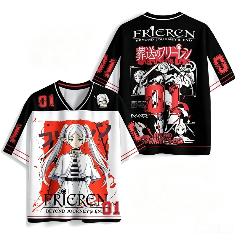 Укороченная футбольная майка F – обзор и цена Frieren Anime Merchandise